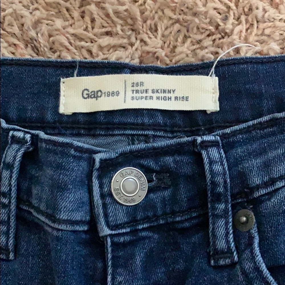 Gap True Skinny Super High Rise Jeans